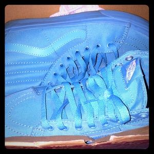 Size 10 Blue Hightop Vans